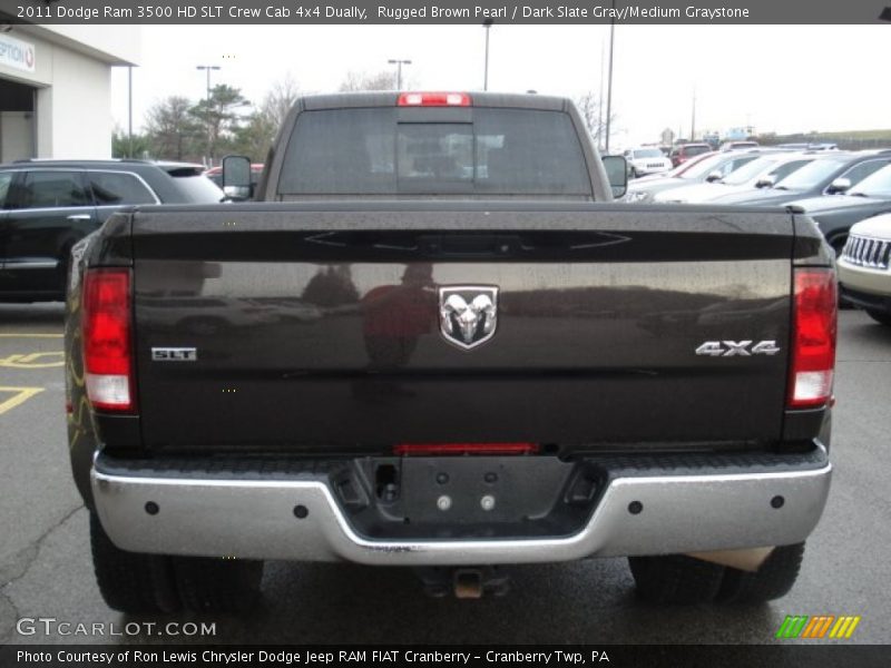 Rugged Brown Pearl / Dark Slate Gray/Medium Graystone 2011 Dodge Ram 3500 HD SLT Crew Cab 4x4 Dually