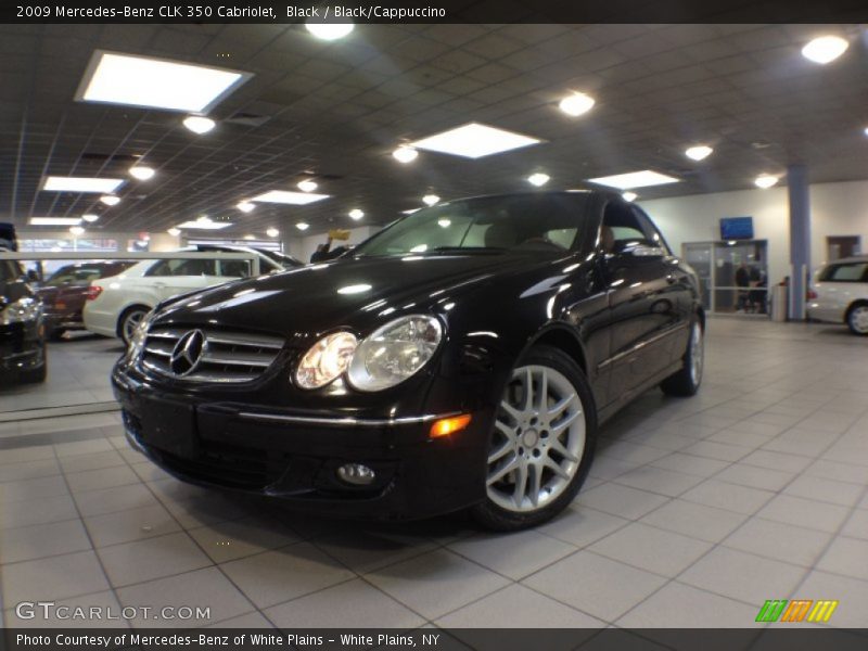 Black / Black/Cappuccino 2009 Mercedes-Benz CLK 350 Cabriolet