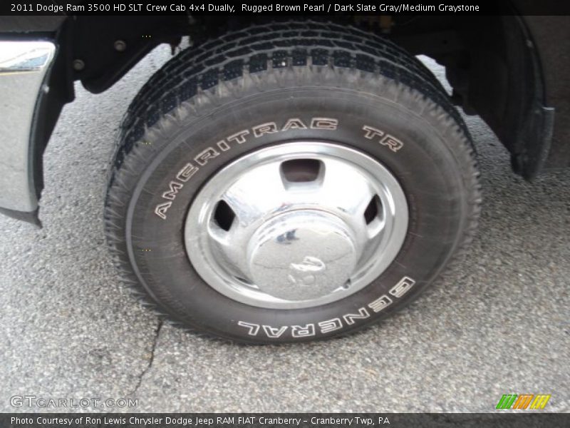 Rugged Brown Pearl / Dark Slate Gray/Medium Graystone 2011 Dodge Ram 3500 HD SLT Crew Cab 4x4 Dually