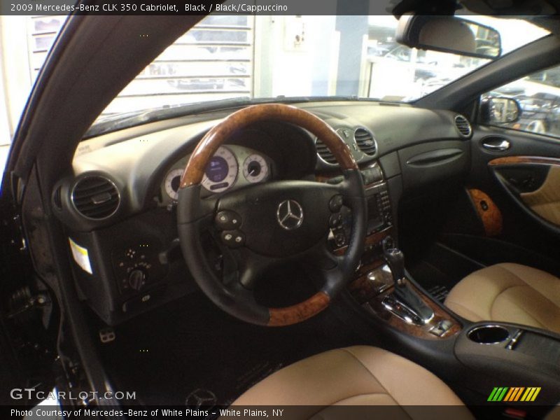 Black / Black/Cappuccino 2009 Mercedes-Benz CLK 350 Cabriolet