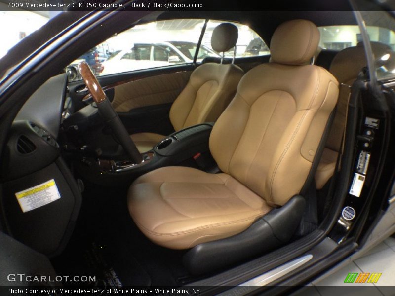 Black / Black/Cappuccino 2009 Mercedes-Benz CLK 350 Cabriolet