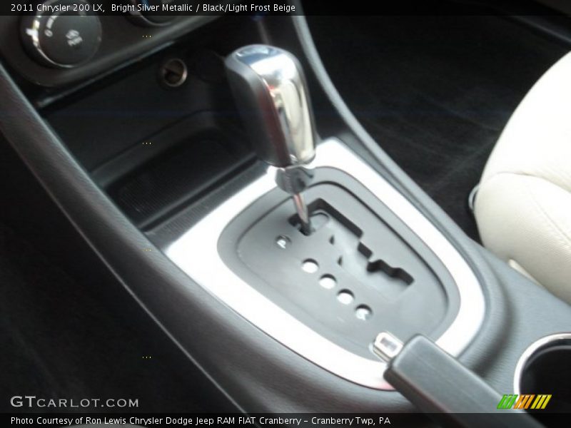 Bright Silver Metallic / Black/Light Frost Beige 2011 Chrysler 200 LX