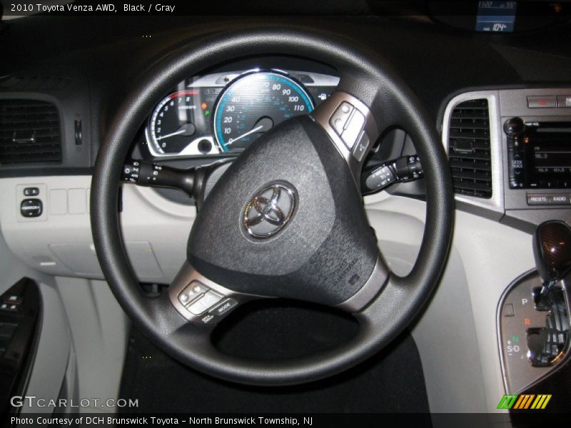 Black / Gray 2010 Toyota Venza AWD