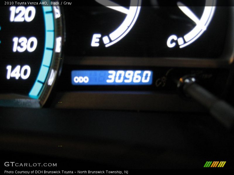 Black / Gray 2010 Toyota Venza AWD