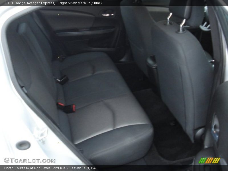 Bright Silver Metallic / Black 2011 Dodge Avenger Express