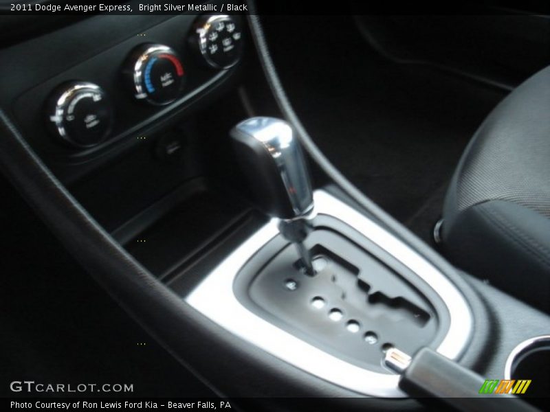 Bright Silver Metallic / Black 2011 Dodge Avenger Express