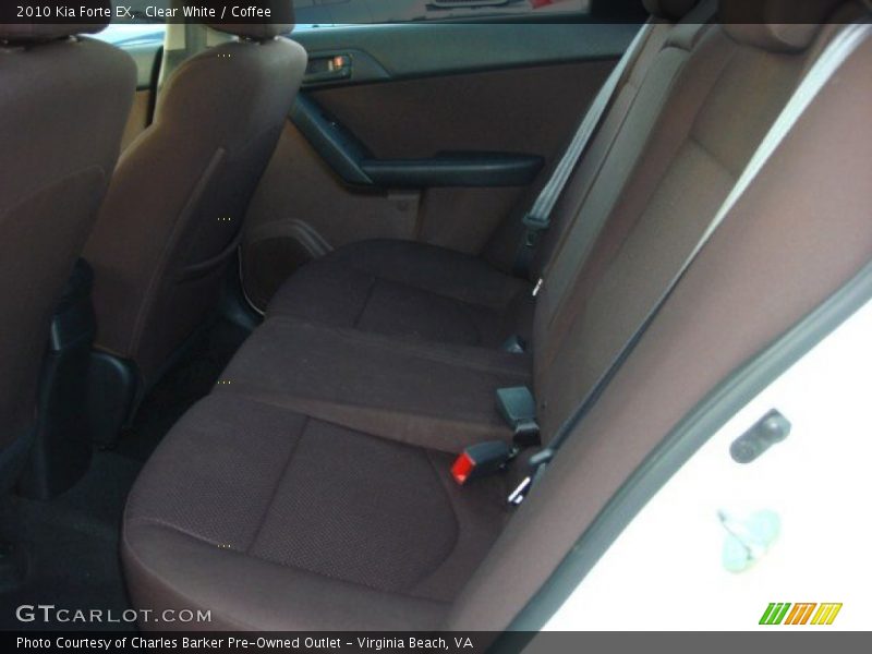 Clear White / Coffee 2010 Kia Forte EX
