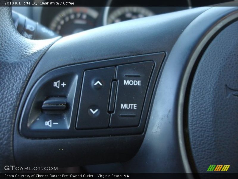Clear White / Coffee 2010 Kia Forte EX