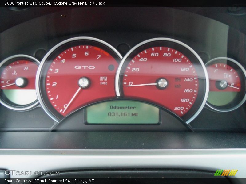  2006 GTO Coupe Coupe Gauges