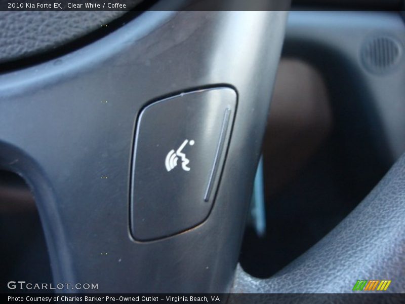 Clear White / Coffee 2010 Kia Forte EX