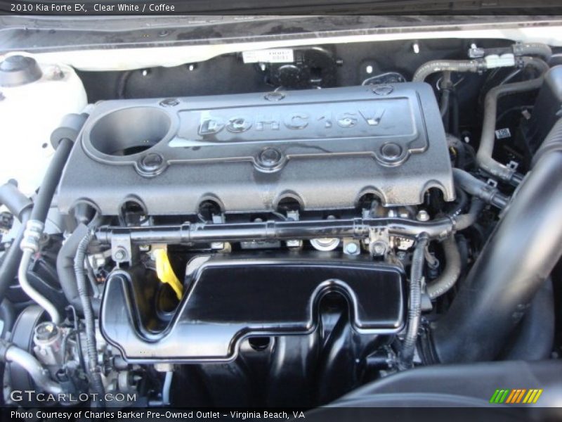 Clear White / Coffee 2010 Kia Forte EX