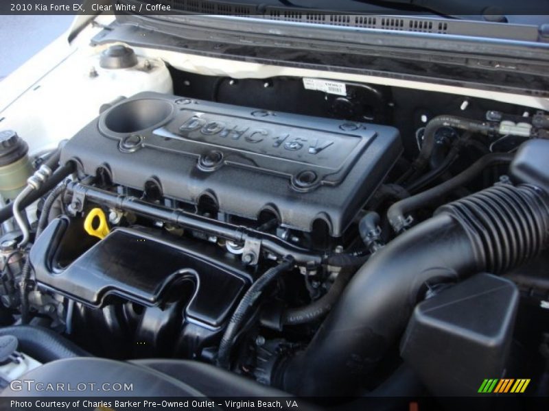 Clear White / Coffee 2010 Kia Forte EX