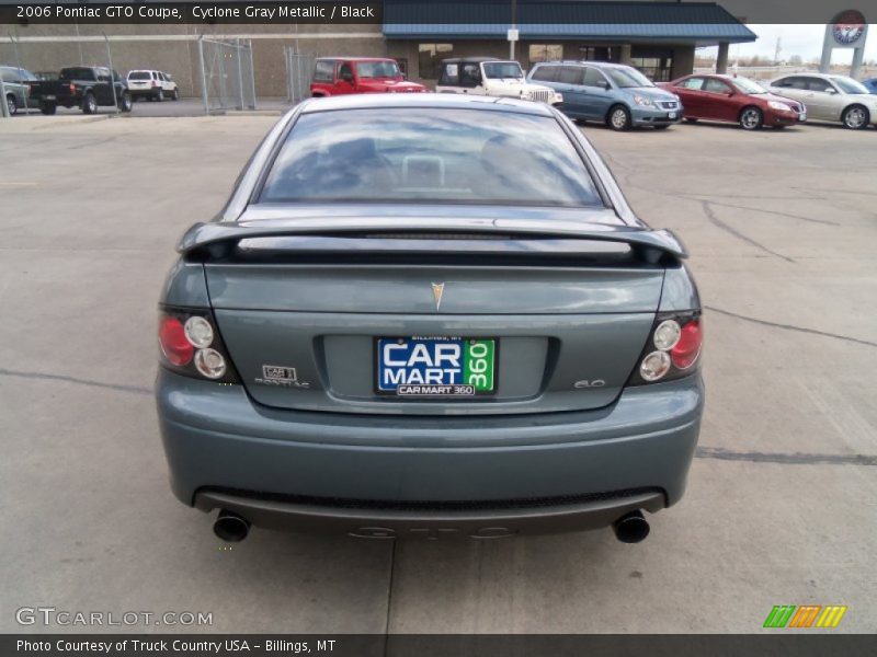 Cyclone Gray Metallic / Black 2006 Pontiac GTO Coupe