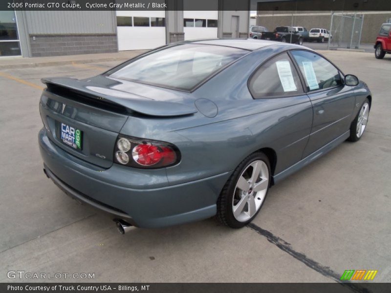 Cyclone Gray Metallic / Black 2006 Pontiac GTO Coupe