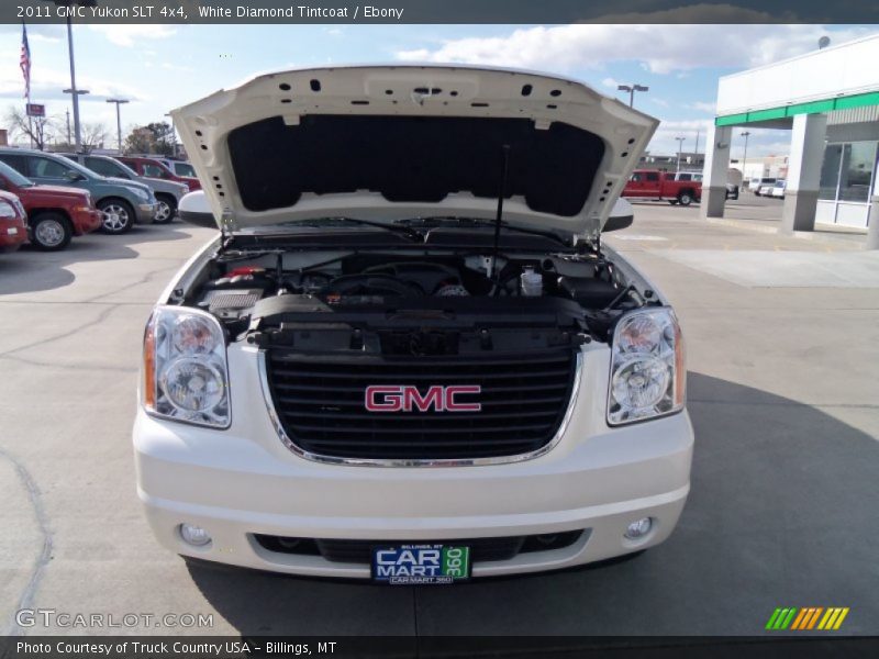 White Diamond Tintcoat / Ebony 2011 GMC Yukon SLT 4x4