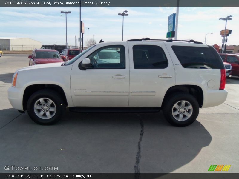 White Diamond Tintcoat / Ebony 2011 GMC Yukon SLT 4x4