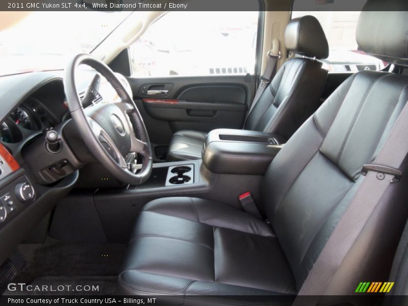 White Diamond Tintcoat / Ebony 2011 GMC Yukon SLT 4x4