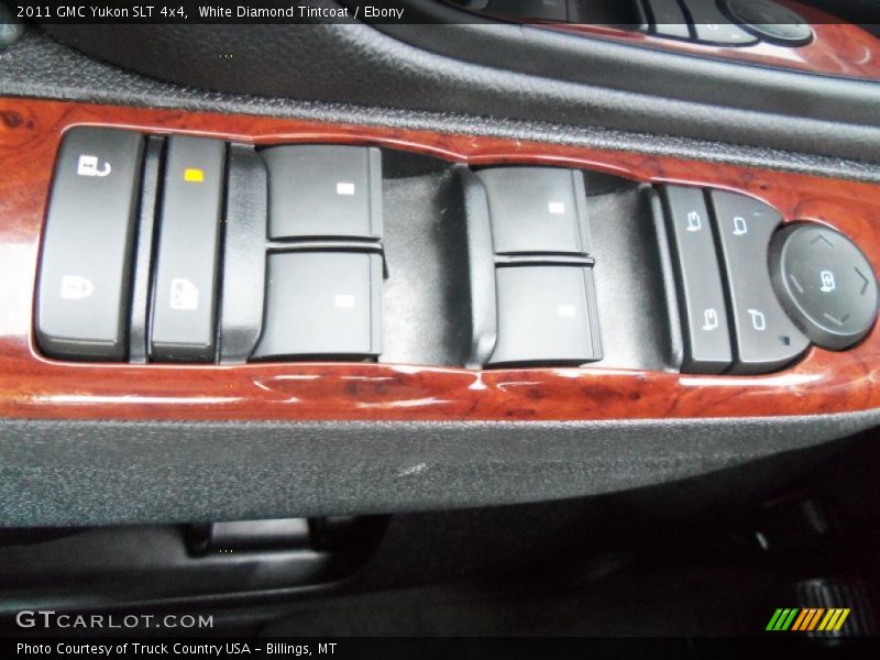 White Diamond Tintcoat / Ebony 2011 GMC Yukon SLT 4x4