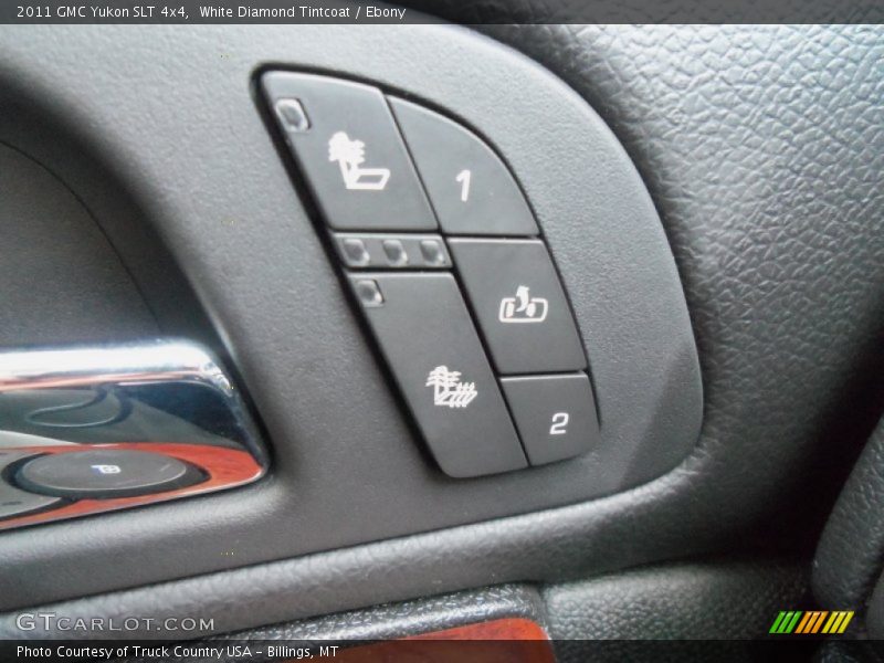 White Diamond Tintcoat / Ebony 2011 GMC Yukon SLT 4x4