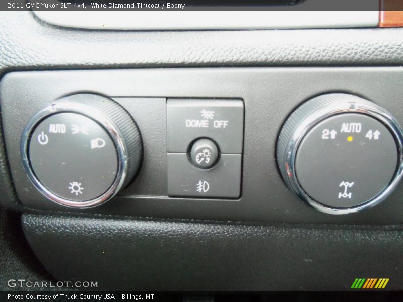White Diamond Tintcoat / Ebony 2011 GMC Yukon SLT 4x4