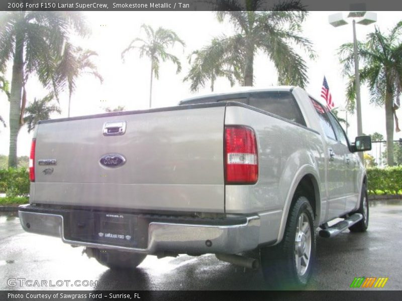 Smokestone Metallic / Tan 2006 Ford F150 Lariat SuperCrew