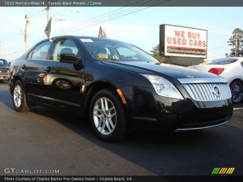 Tuxedo Black Metallic / Camel 2010 Mercury Milan I4