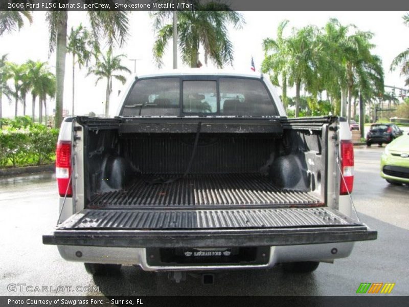 Smokestone Metallic / Tan 2006 Ford F150 Lariat SuperCrew