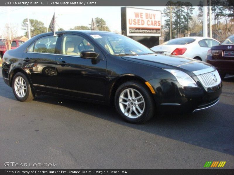 Tuxedo Black Metallic / Camel 2010 Mercury Milan I4