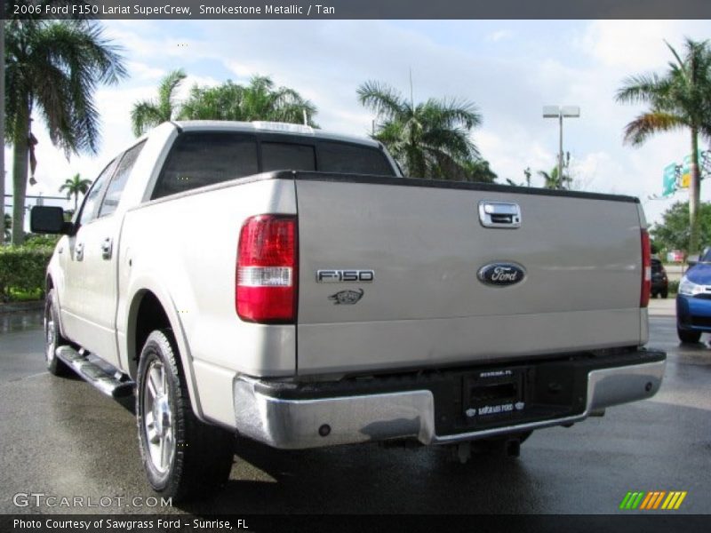 Smokestone Metallic / Tan 2006 Ford F150 Lariat SuperCrew