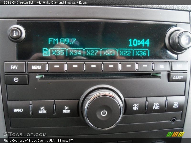 White Diamond Tintcoat / Ebony 2011 GMC Yukon SLT 4x4