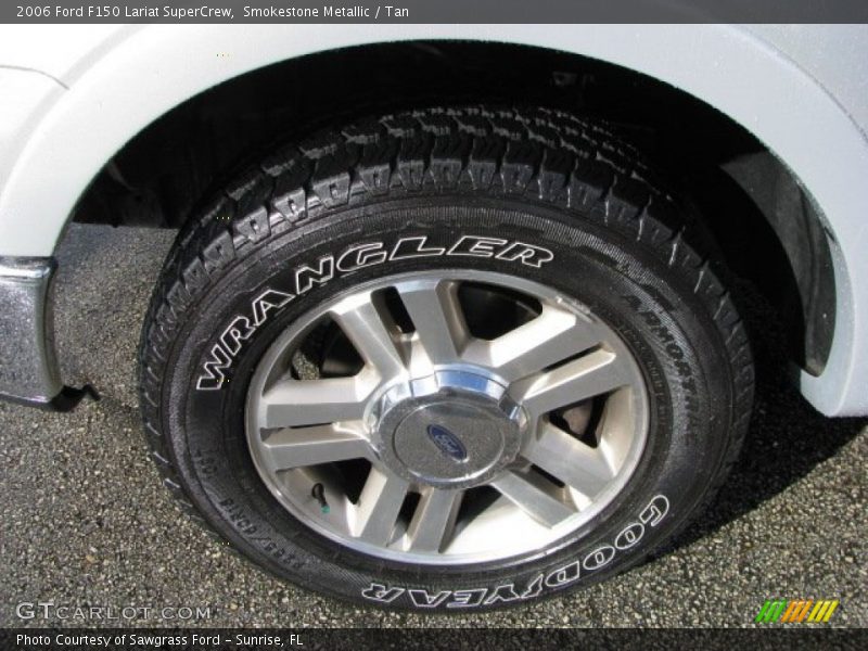 Smokestone Metallic / Tan 2006 Ford F150 Lariat SuperCrew