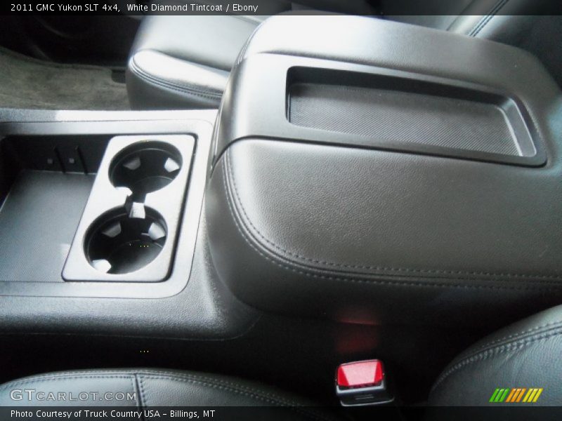 White Diamond Tintcoat / Ebony 2011 GMC Yukon SLT 4x4