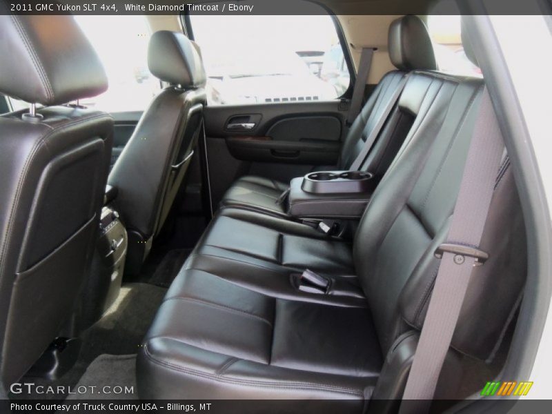 White Diamond Tintcoat / Ebony 2011 GMC Yukon SLT 4x4