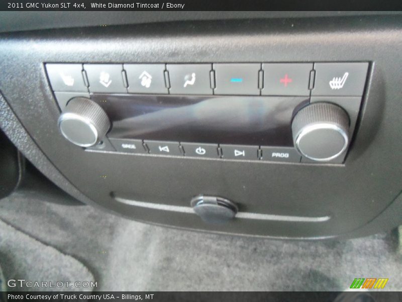 White Diamond Tintcoat / Ebony 2011 GMC Yukon SLT 4x4