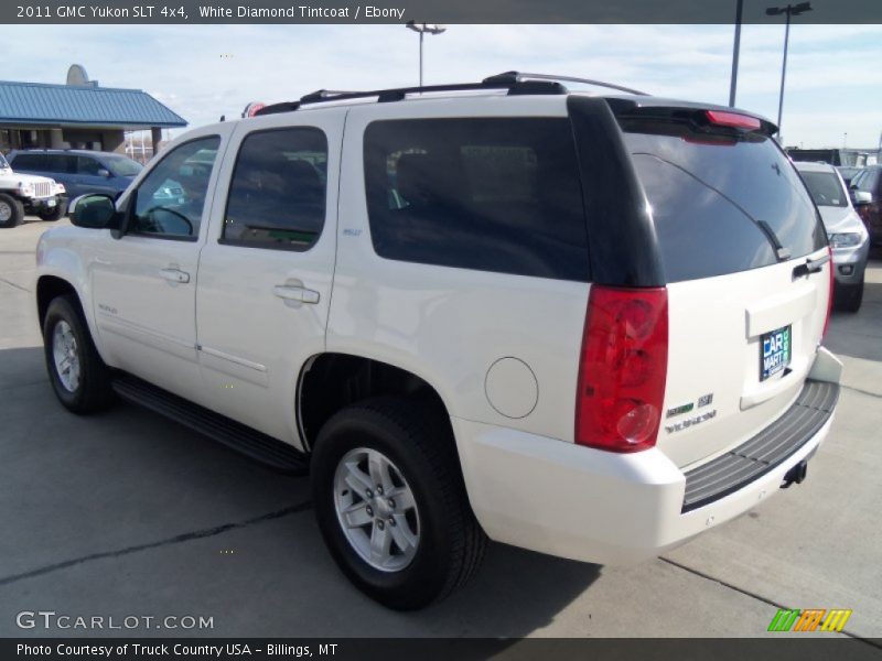 White Diamond Tintcoat / Ebony 2011 GMC Yukon SLT 4x4