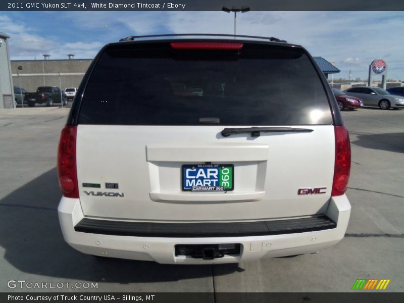 White Diamond Tintcoat / Ebony 2011 GMC Yukon SLT 4x4