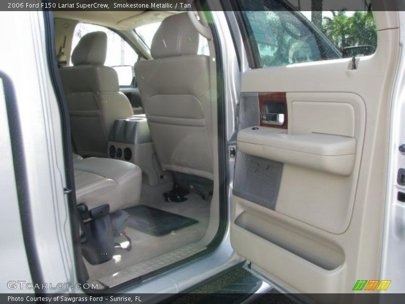 Smokestone Metallic / Tan 2006 Ford F150 Lariat SuperCrew
