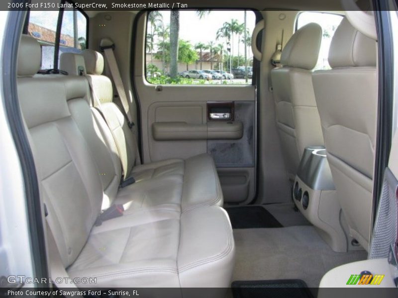 Smokestone Metallic / Tan 2006 Ford F150 Lariat SuperCrew