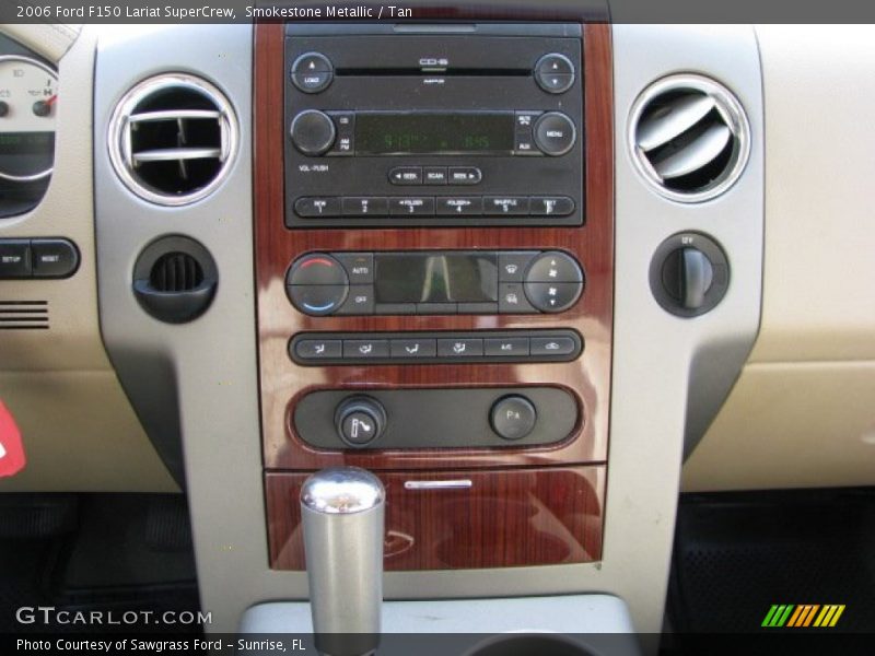 Smokestone Metallic / Tan 2006 Ford F150 Lariat SuperCrew