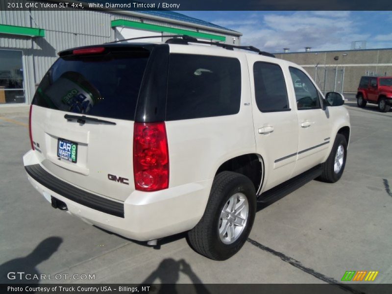 White Diamond Tintcoat / Ebony 2011 GMC Yukon SLT 4x4