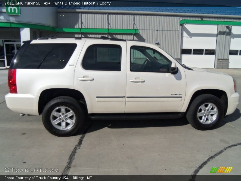White Diamond Tintcoat / Ebony 2011 GMC Yukon SLT 4x4