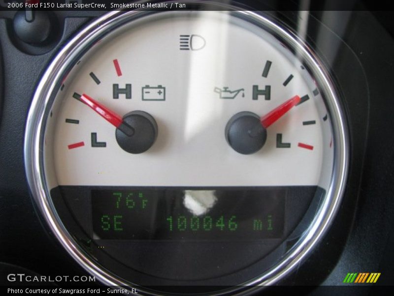 Smokestone Metallic / Tan 2006 Ford F150 Lariat SuperCrew