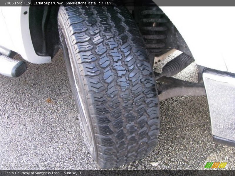 Smokestone Metallic / Tan 2006 Ford F150 Lariat SuperCrew