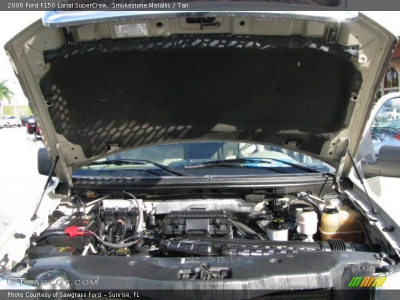Smokestone Metallic / Tan 2006 Ford F150 Lariat SuperCrew