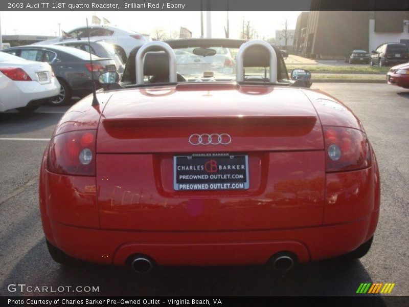 Brilliant Red / Ebony 2003 Audi TT 1.8T quattro Roadster