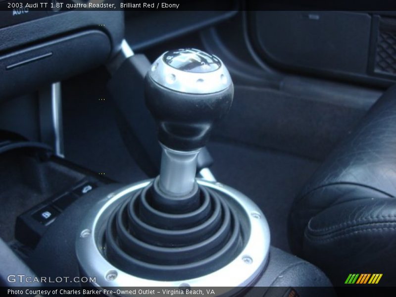  2003 TT 1.8T quattro Roadster 6 Speed Manual Shifter