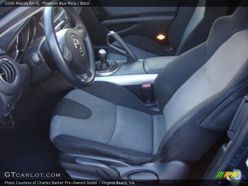 Phantom Blue Mica / Black 2006 Mazda RX-8