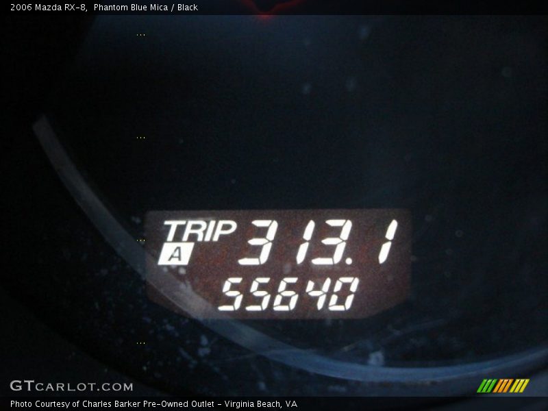 Phantom Blue Mica / Black 2006 Mazda RX-8