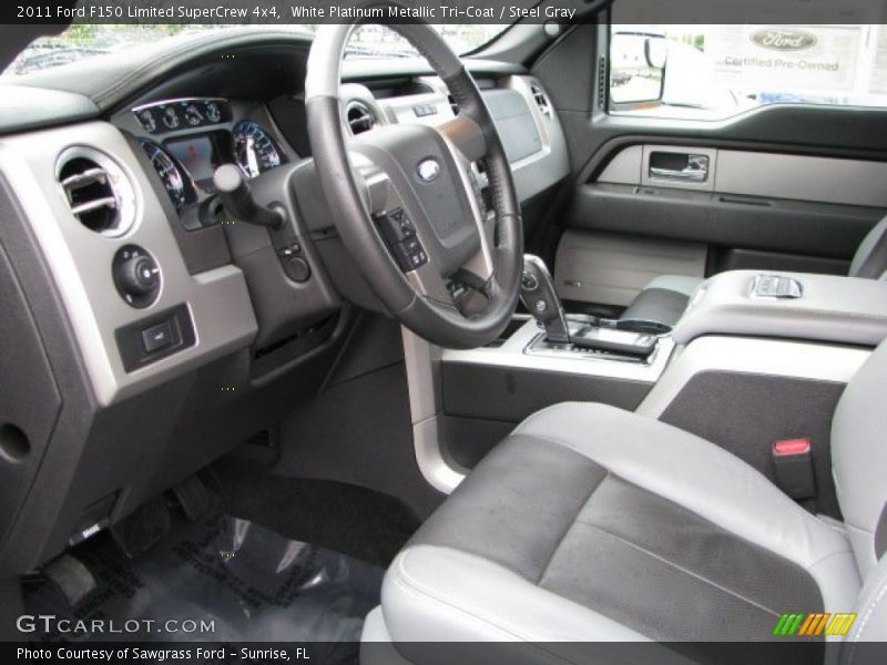  2011 F150 Limited SuperCrew 4x4 Steel Gray Interior