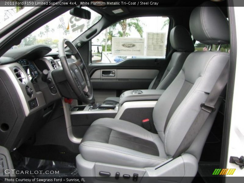  2011 F150 Limited SuperCrew 4x4 Steel Gray Interior